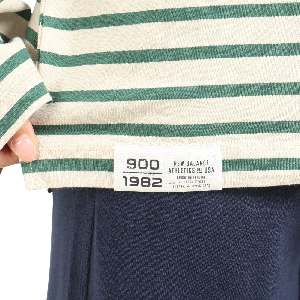 ニューバランス（new balance）（レディース）長袖Tシャツ レディース 900 ストライプ AWT25071TWF