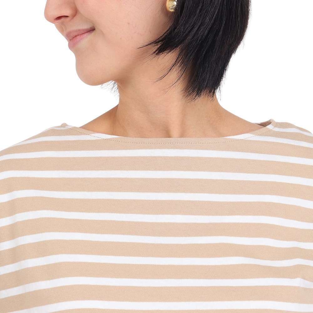 ニューバランス（new balance）（レディース）長袖Tシャツ レディース 900 ボートネックストライプ AWT35026INC