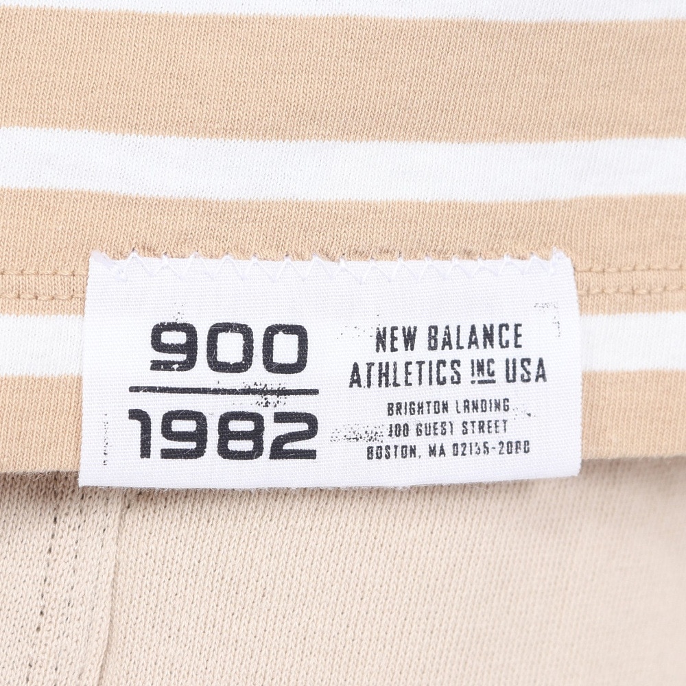 ニューバランス（new balance）（レディース）長袖Tシャツ レディース 900 ボートネックストライプ AWT35026INC