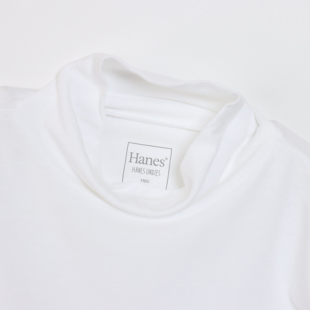 ヘインズ（Hanes）（レディース）長袖Tシャツ レディース ソフトフィット タートルネック  HW4-Y501 010