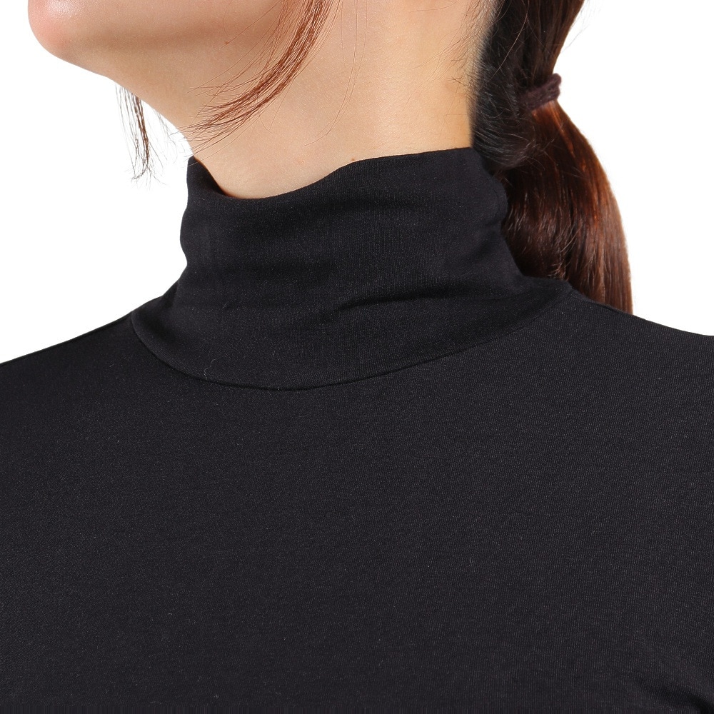ヘインズ（Hanes）（レディース）長袖Tシャツ レディース ソフトフィット タートルネック  HW4-Y501 090