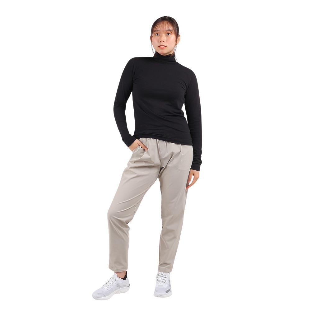 ヘインズ（Hanes）（レディース）長袖Tシャツ レディース ソフトフィット タートルネック  HW4-Y501 090