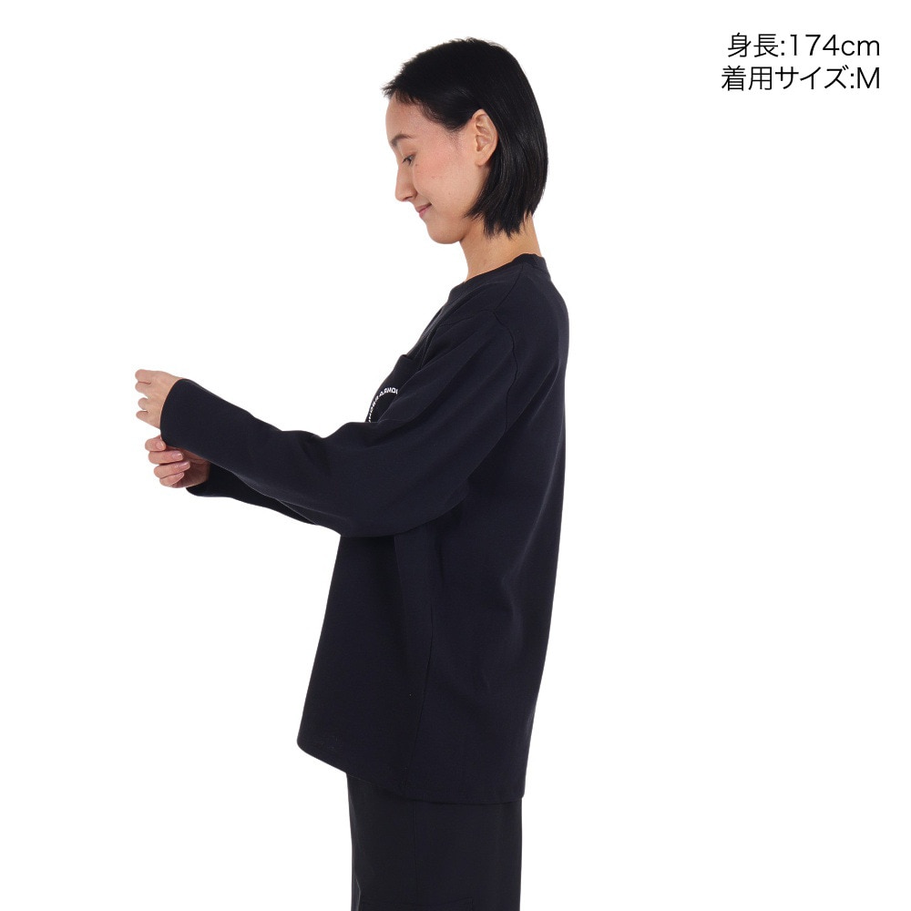 アンダーアーマー（UNDER ARMOUR）（レディース）ヘビーウェイト オーバーサイズ ロングスリーブTシャツ 1384719 001