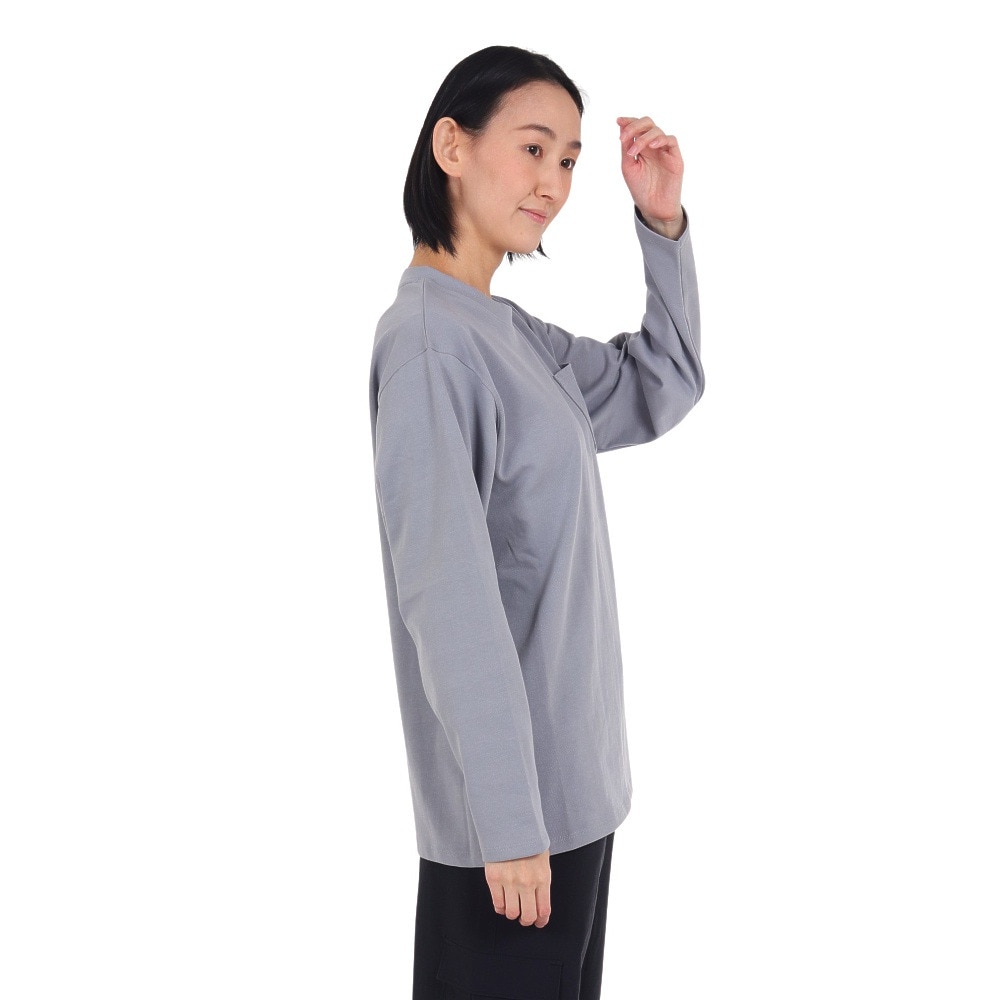 アンダーアーマー（UNDER ARMOUR）（レディース）ヘビーウェイト オーバーサイズ ロングスリーブTシャツ 1384719 035
