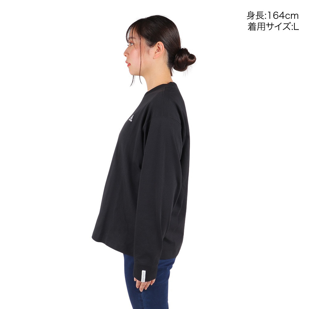 アディダス（adidas）（レディース）エッセンシャルズ プラス スモールロゴ 長袖Tシャツ KVF86-JF1422