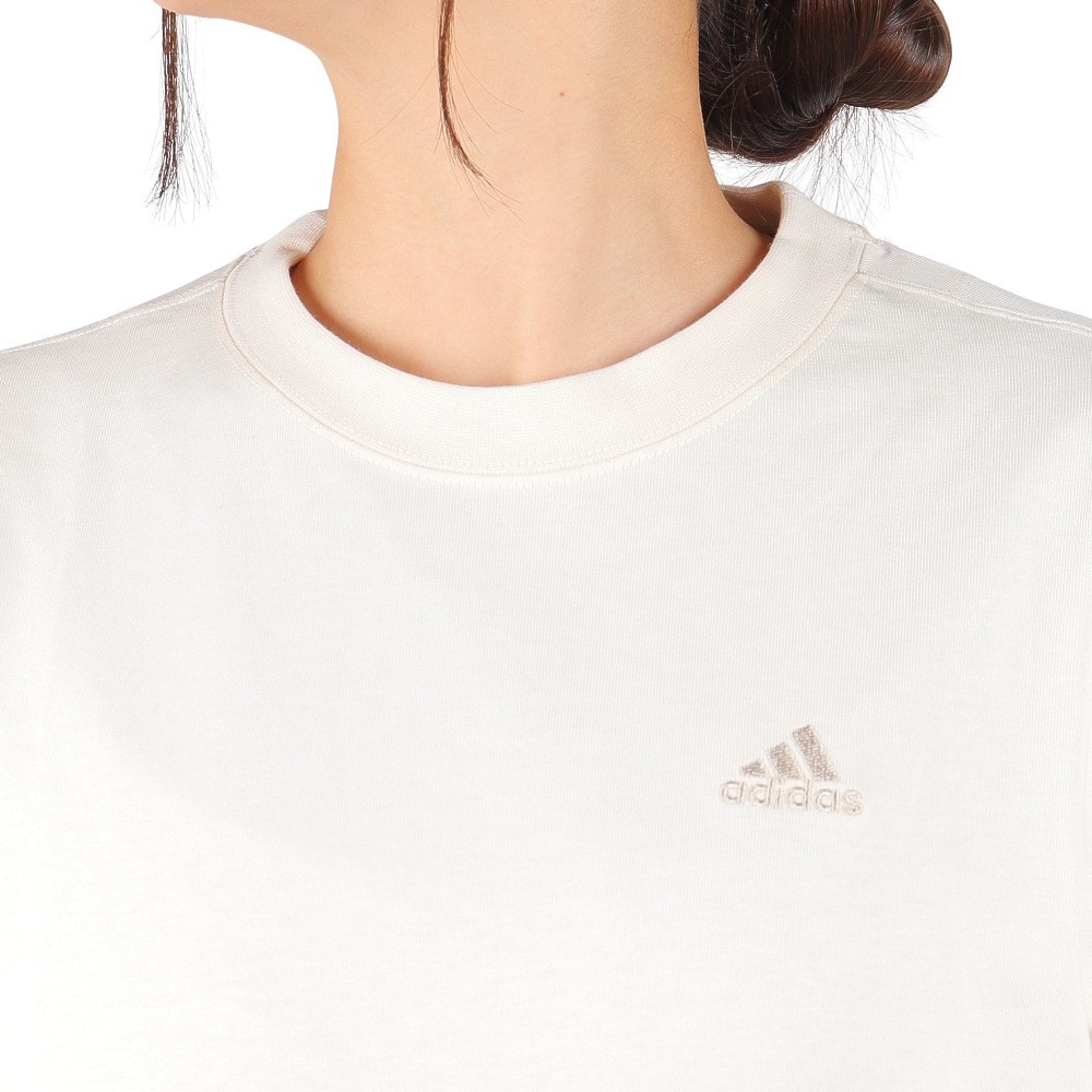 アディダス（adidas）（レディース）エッセンシャルズ プラス スモールロゴ 長袖Tシャツ KVF86-JF1425