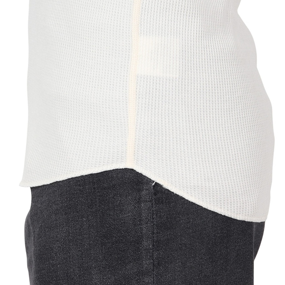 ヘインズ（Hanes）（レディース）ワッフルクルーネック 長袖 Tシャツ HW4-A501 020