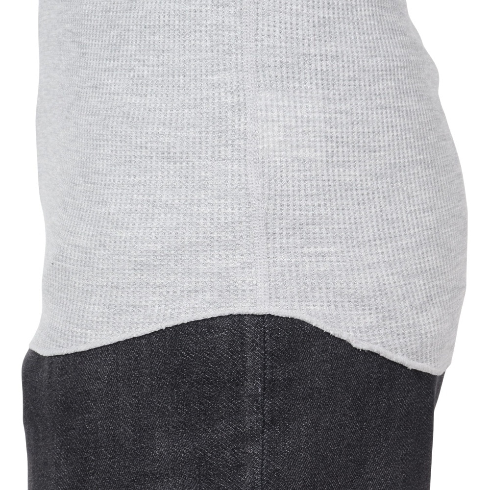 ヘインズ（Hanes）（レディース）ワッフルクルーネック 長袖 Tシャツ HW4-A501 060