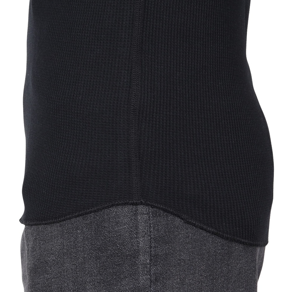 ヘインズ（Hanes）（レディース）ワッフルクルーネック 長袖 Tシャツ HW4-A501 090