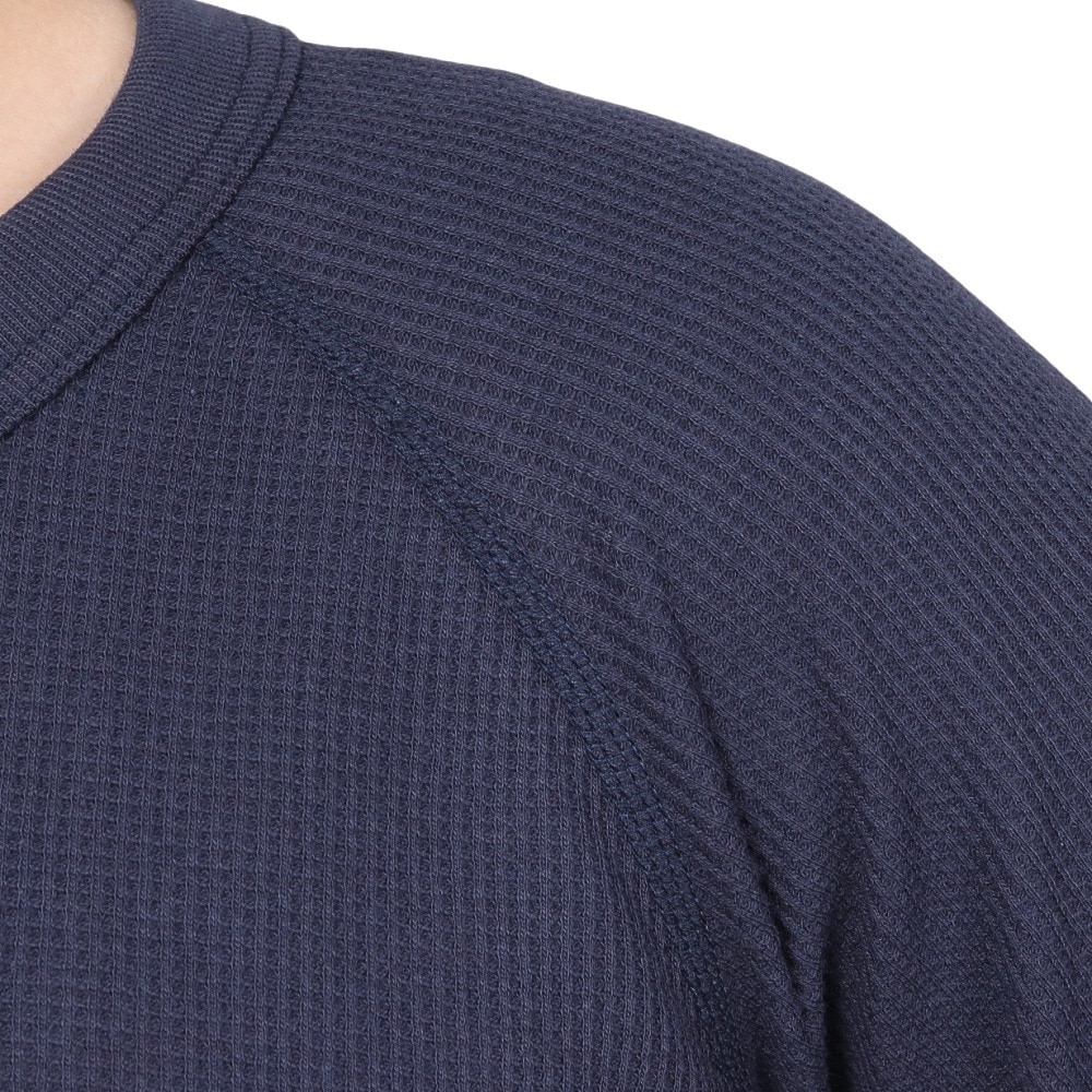 ヘインズ（Hanes）（レディース）ワッフルクルーネック 長袖 Tシャツ HW4-A501 386