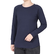 (レディース)ワッフルクルーネック 長袖 Tシャツ HW4-A501 386