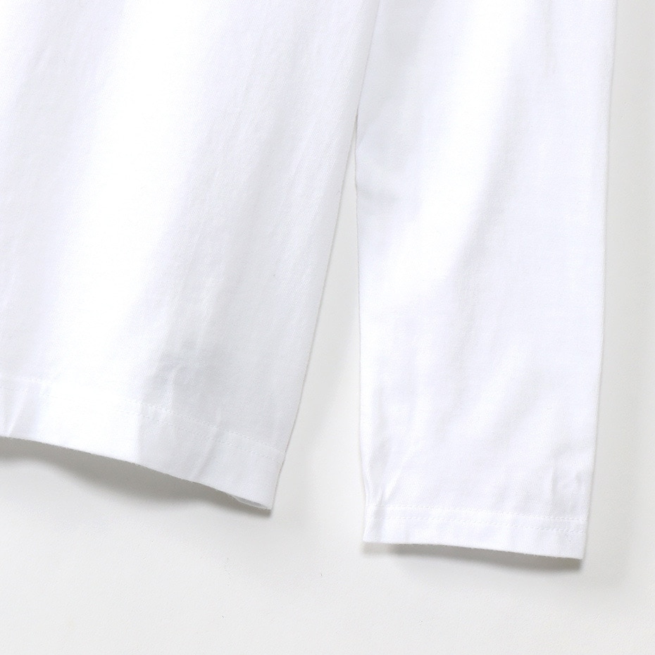 ヘインズ（Hanes）（レディース）ジャパンフィット クルーネック 長袖 Tシャツ 2枚組 HW5430 010