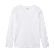 (レディース)ジャパンフィット クルーネック 長袖 Tシャツ 2枚組 HW5430 010