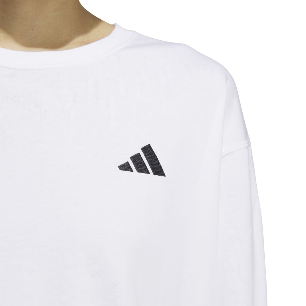 アディダス（adidas）（レディース）エッセンシャルズ プラス スモールロゴ 長袖Tシャツ JUP49-JW4517