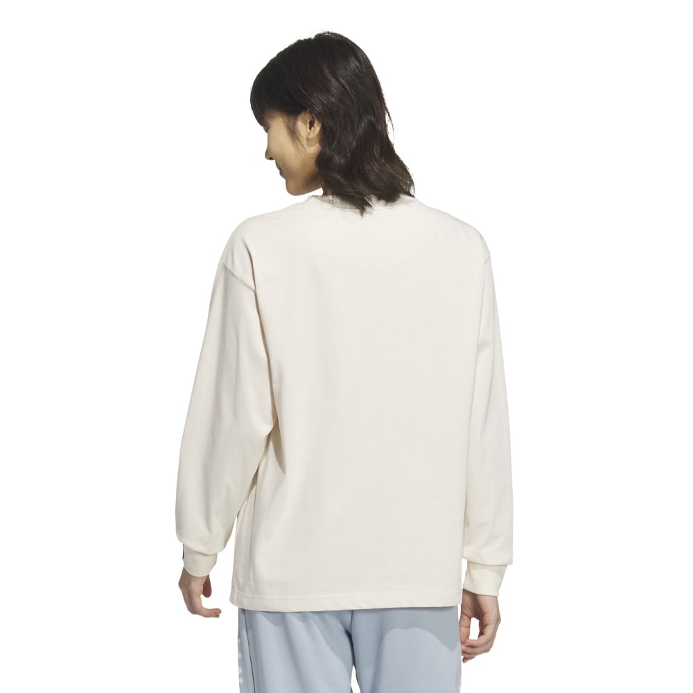 アディダス（adidas）（レディース）エッセンシャルズ プラス スモールロゴ 長袖Tシャツ JUP49-JW4518