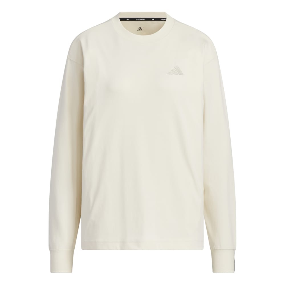 アディダス（adidas）（レディース）エッセンシャルズ プラス スモールロゴ 長袖Tシャツ JUP49-JW4518