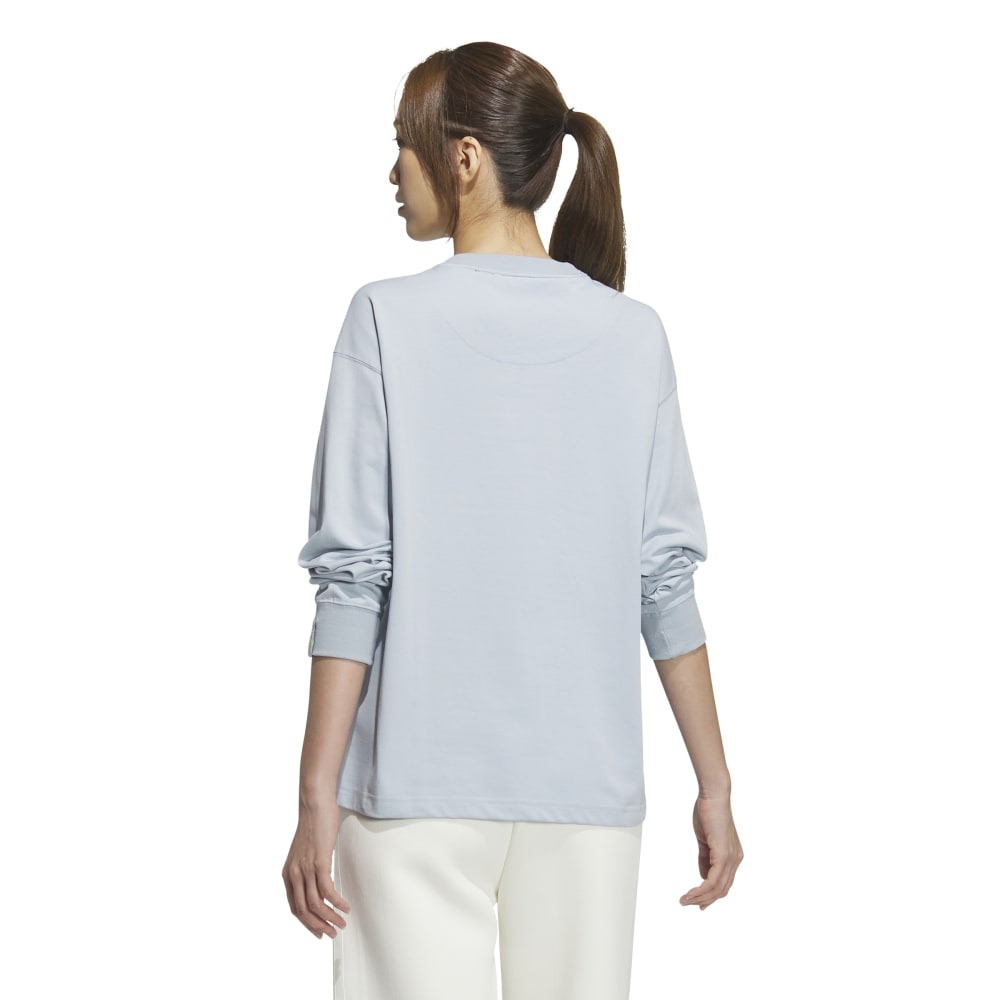 アディダス（adidas）（レディース）エッセンシャルズ プラス スモールロゴ 長袖Tシャツ JUP49-JW4519