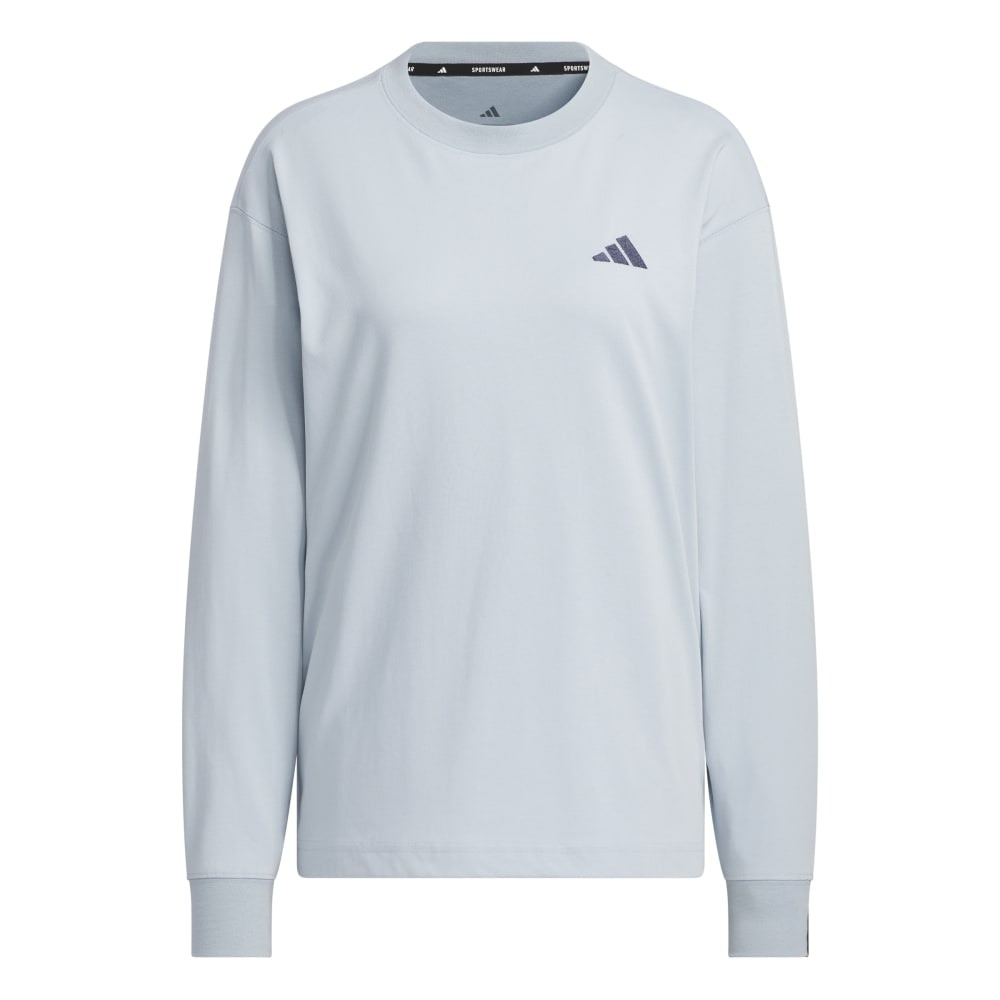 アディダス（adidas）（レディース）エッセンシャルズ プラス スモールロゴ 長袖Tシャツ JUP49-JW4519