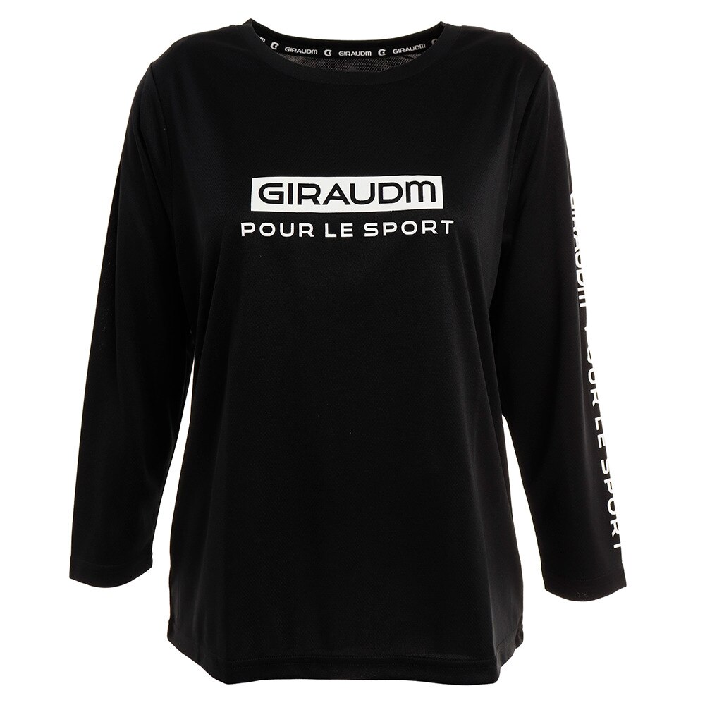Tシャツ レディース 長袖 ドライプラスUV 864GM9CD8138 BLK オンライン価格