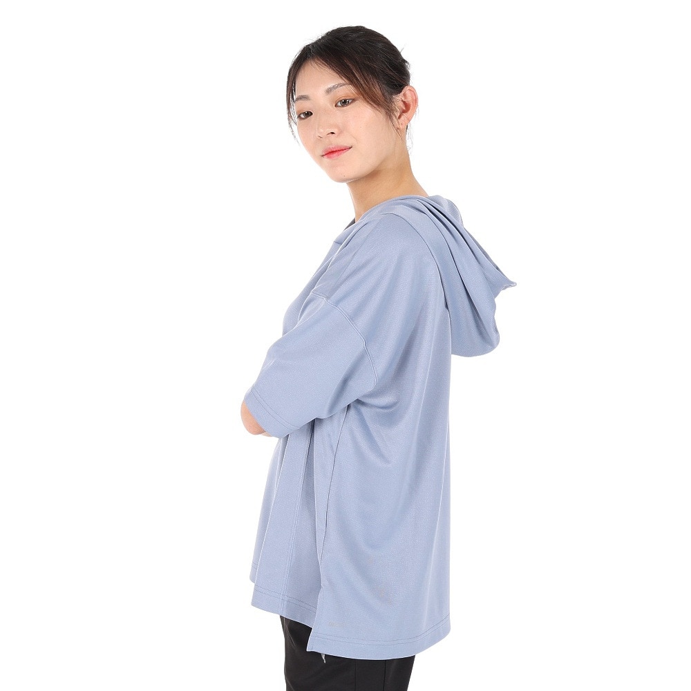 プーマ（PUMA）（レディース）半袖Tシャツ ウィメンズ PTC スウェット フーディー 674940 18 BGRY