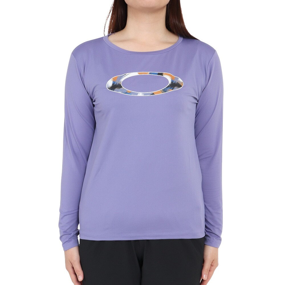 オークリー（OAKLEY）（レディース）長袖Tシャツ レディース Radiant Evofree Ellipse  FOA500655-45E
