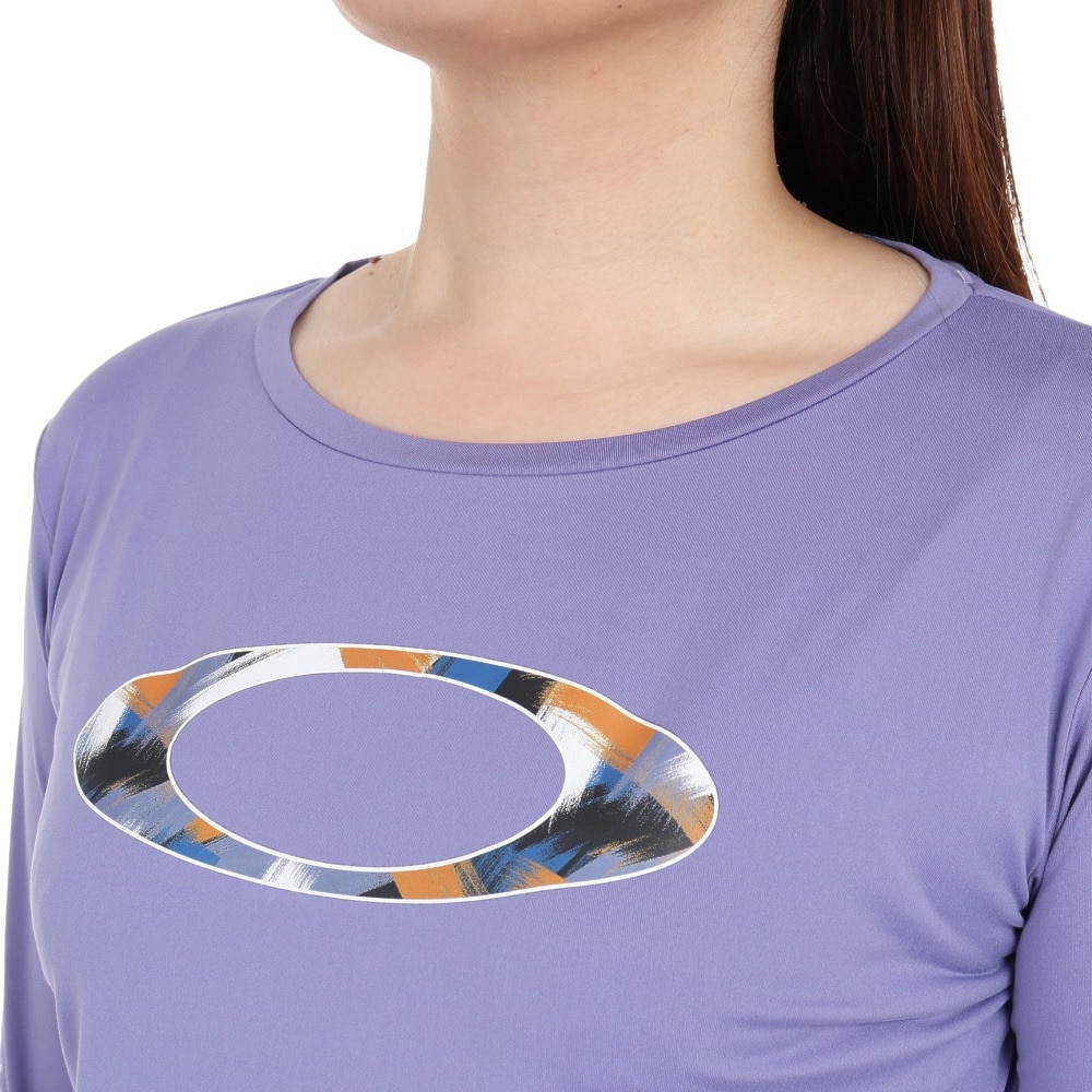 オークリー（OAKLEY）（レディース）長袖Tシャツ レディース Radiant Evofree Ellipse  FOA500655-45E