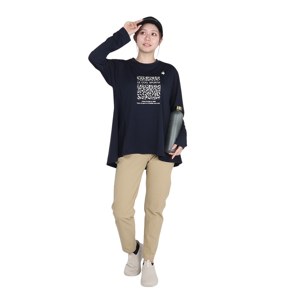 ルコックスポルティフ（lecoqsportif）（レディース）サンスクリーン 長袖Tシャツ LT5SLT01L NV00