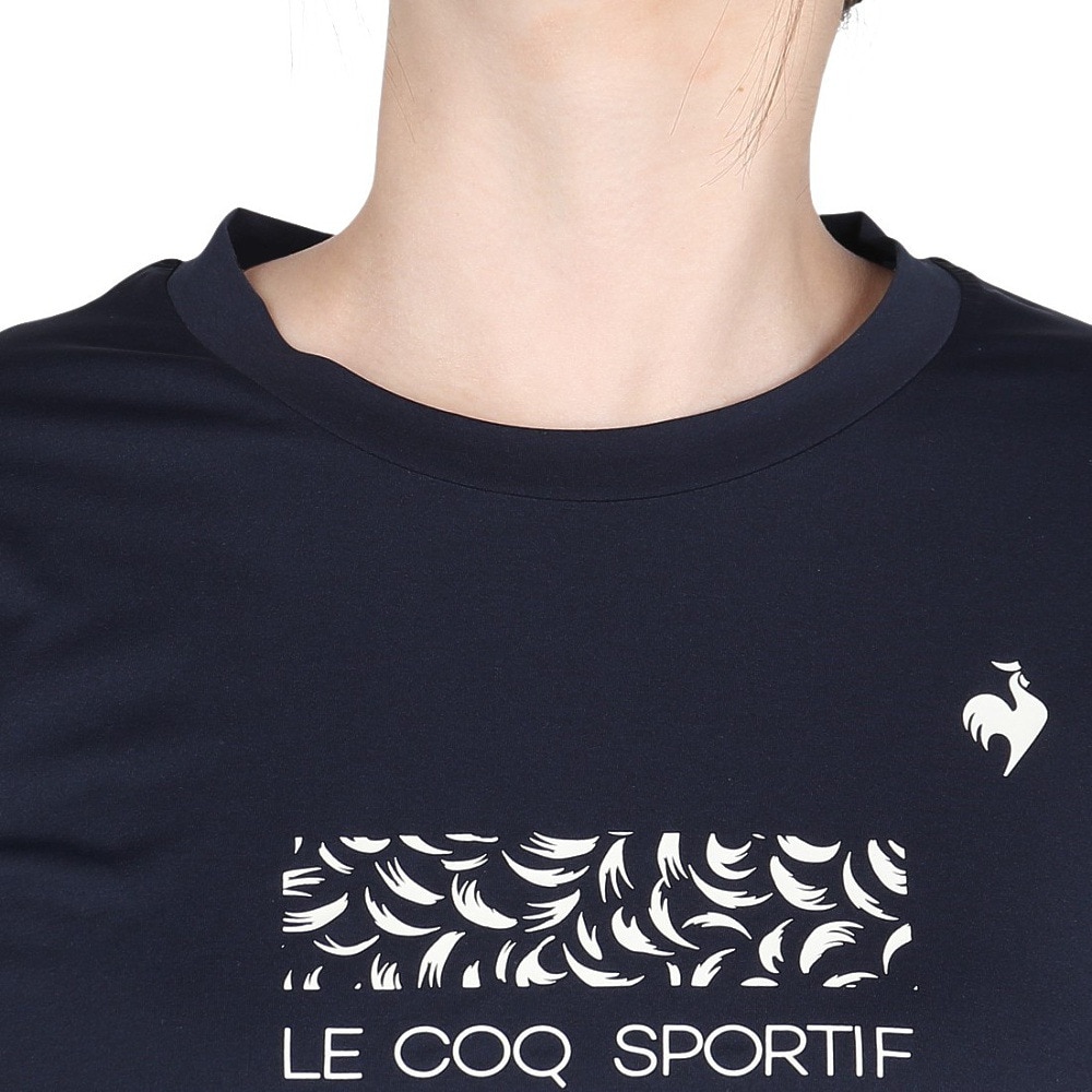 ルコックスポルティフ（lecoqsportif）（レディース）サンスクリーン 長袖Tシャツ LT5SLT01L NV00