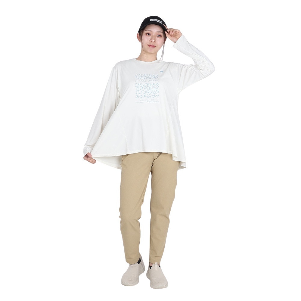 ルコックスポルティフ（lecoqsportif）（レディース）サンスクリーン 長袖Tシャツ LT5SLT01L WH01