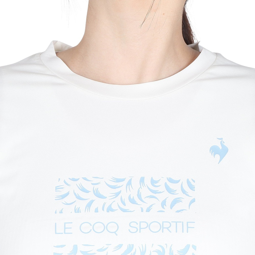 ルコックスポルティフ（lecoqsportif）（レディース）サンスクリーン 長袖Tシャツ LT5SLT01L WH01