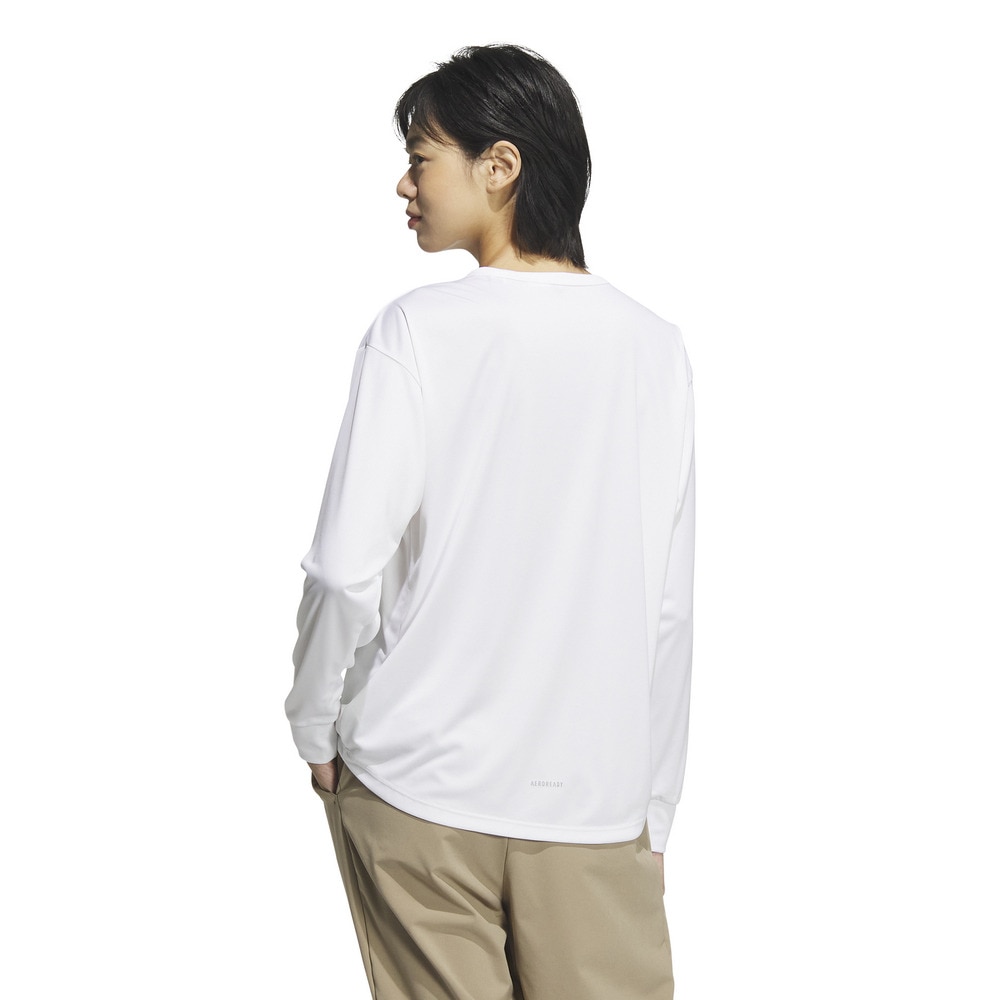 アディダス（adidas）（レディース）グラフィック 長袖Tシャツ KQD85-JP0015