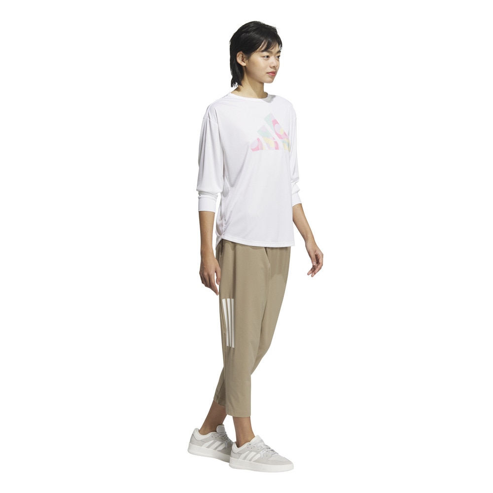 アディダス（adidas）（レディース）グラフィック 長袖Tシャツ KQD85-JP0015