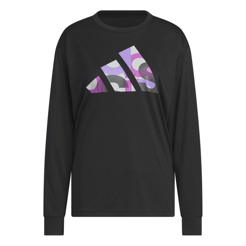 アディダス（adidas）（レディース）グラフィック 長袖Tシャツ KQD85-JP0017