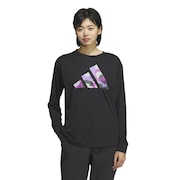 (レディース)グラフィック 長袖Tシャツ KQD85-JP0017