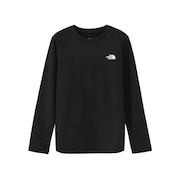 (レディース)ロングスリーブ ワンポイントロゴTシャツ NTW32587 K