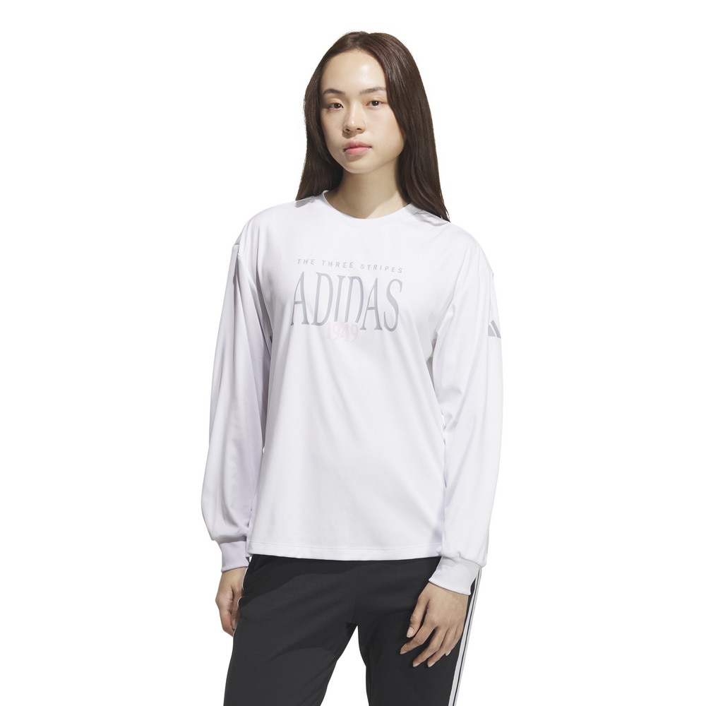 アディダス（adidas）（レディース）GRFX 長袖Tシャツ V8314-KA0979