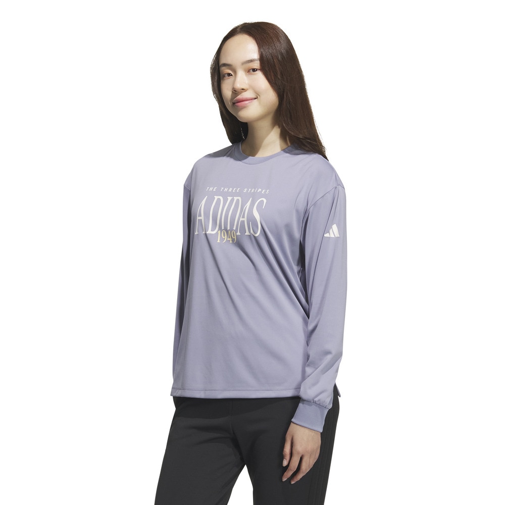 アディダス（adidas）（レディース）GRFX 長袖Tシャツ V8314-KA0980