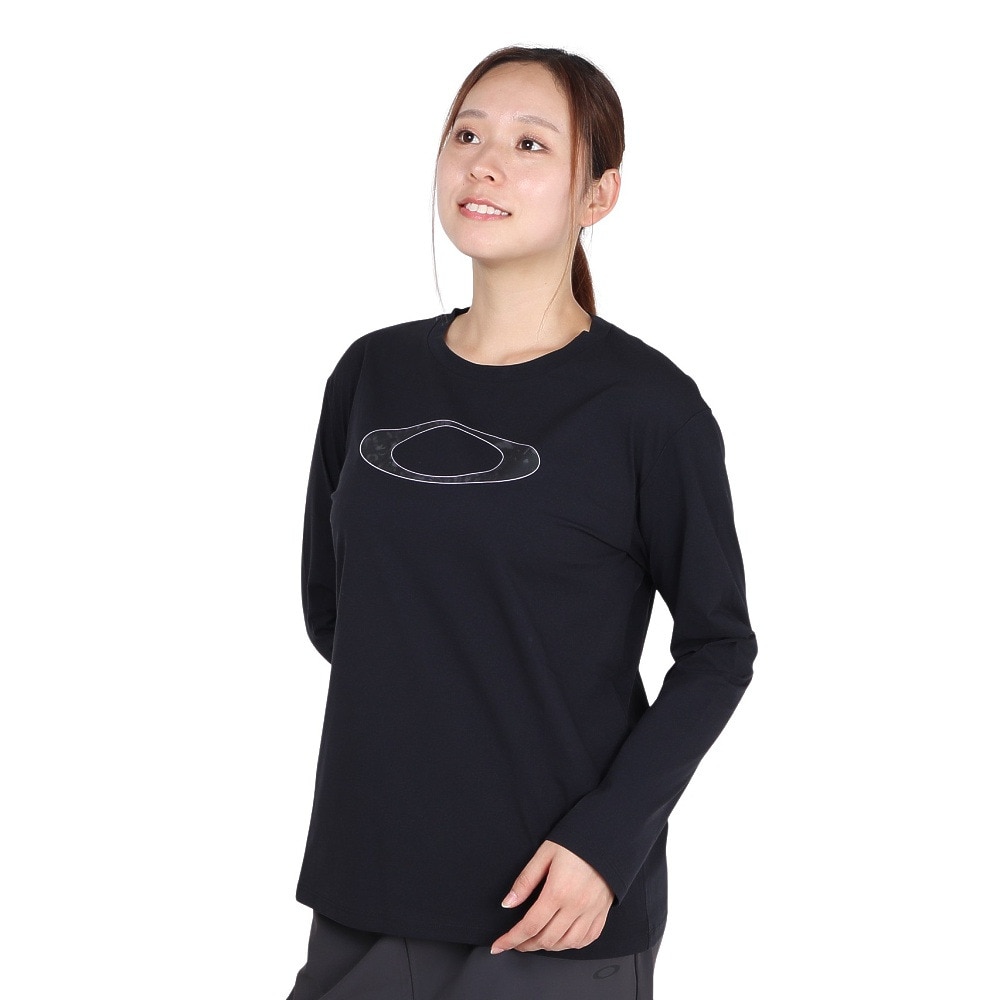 オークリー（OAKLEY）（レディース）Radiant Sp Ellipse 長袖Tシャツ 10.0 FOA500892-02E