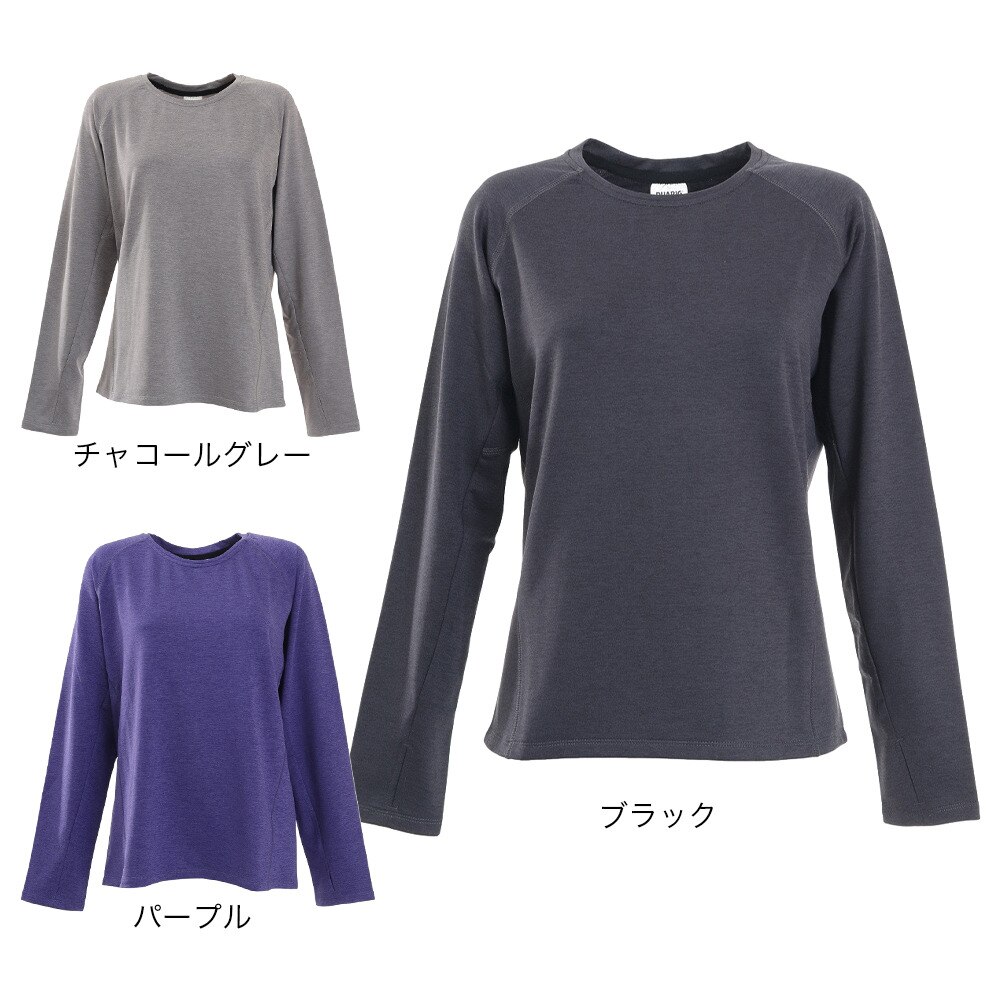 デュアリグ（DUARIG）（レディース）長袖Tシャツ レディース ドライプラス 864D1SD2129 CGRY
