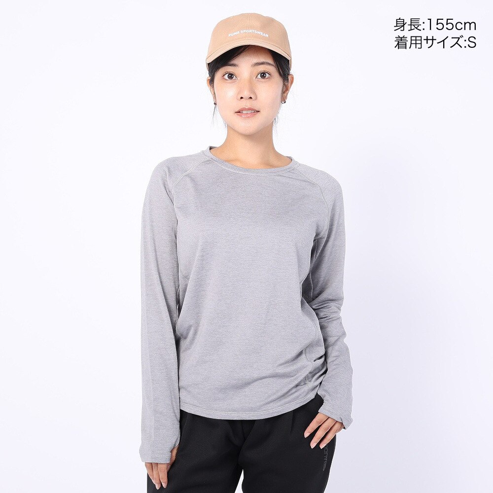 デュアリグ（DUARIG）（レディース）長袖Tシャツ レディース ドライプラス 864D1SD2129 CGRY