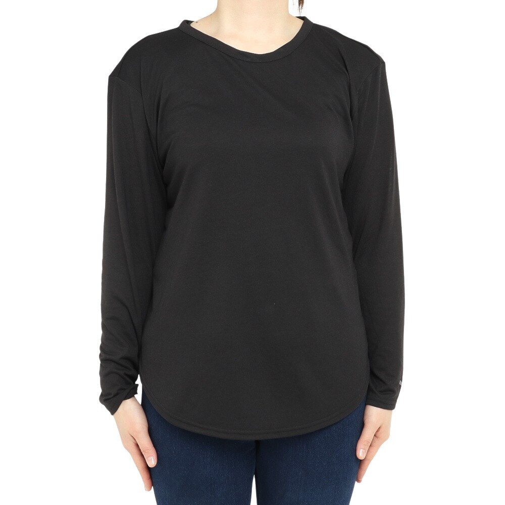 プーマ（PUMA）（レディース）長袖Tシャツ レディース ヨガ スタジオ 523536 01 BLK