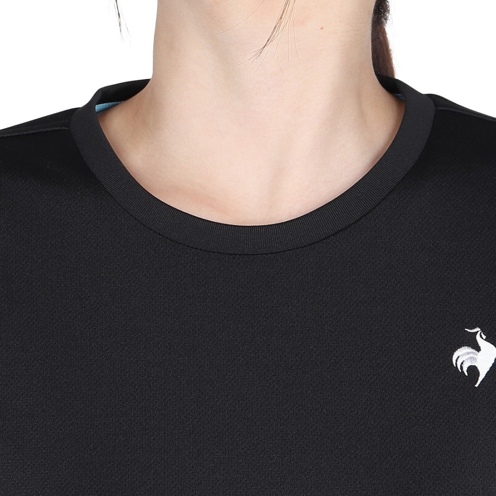 ルコックスポルティフ（lecoqsportif）（レディース）エコペット 長袖シャツ LT5SLTZ1L BK00
