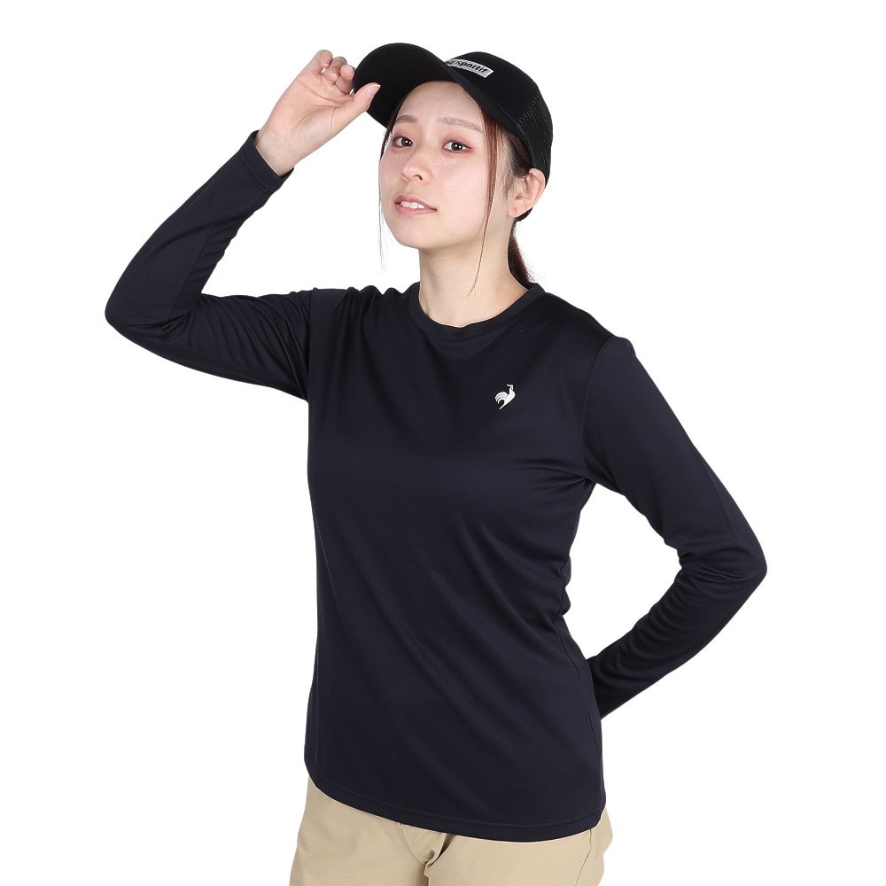 ルコックスポルティフ（lecoqsportif）（レディース）エコペット 長袖シャツ LT5SLTZ1L NV00