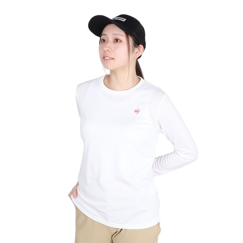 ルコックスポルティフ（lecoqsportif）（レディース）エコペット 長袖シャツ LT5SLTZ1L WH00