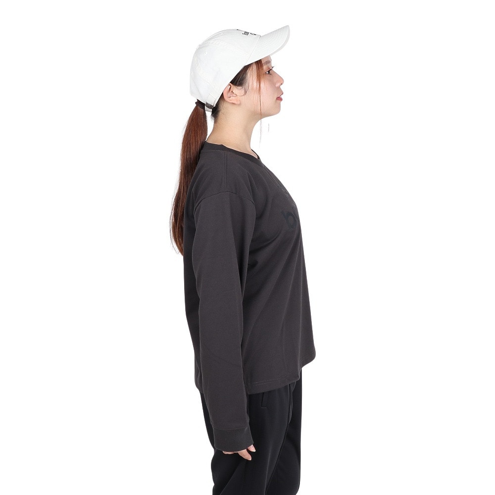 ニューバランス（new balance）（レディース）リラックス長袖Tシャツ AWT53171BLK