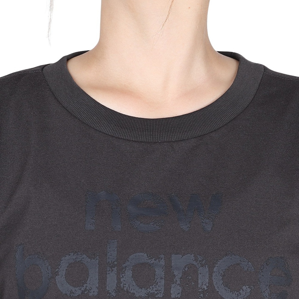ニューバランス（new balance）（レディース）リラックス長袖Tシャツ AWT53171BLK