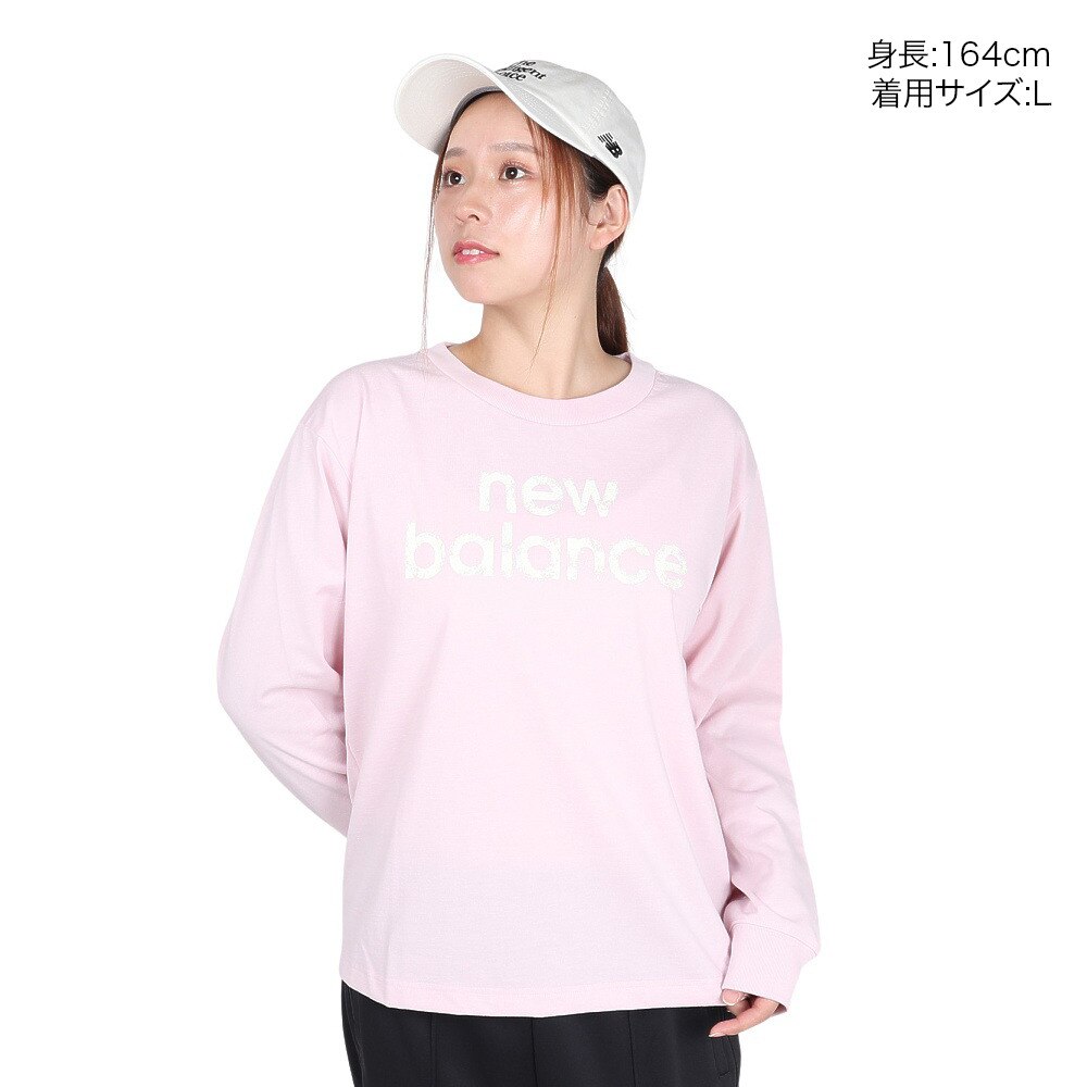ニューバランス（new balance）（レディース）リラックス長袖Tシャツ AWT53171RSG