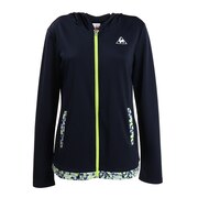 ルコック スポルティフ（le coq sportif）（レディース）パーカー レディース シャツジャケット 長袖 QMWPJC70XB NVY