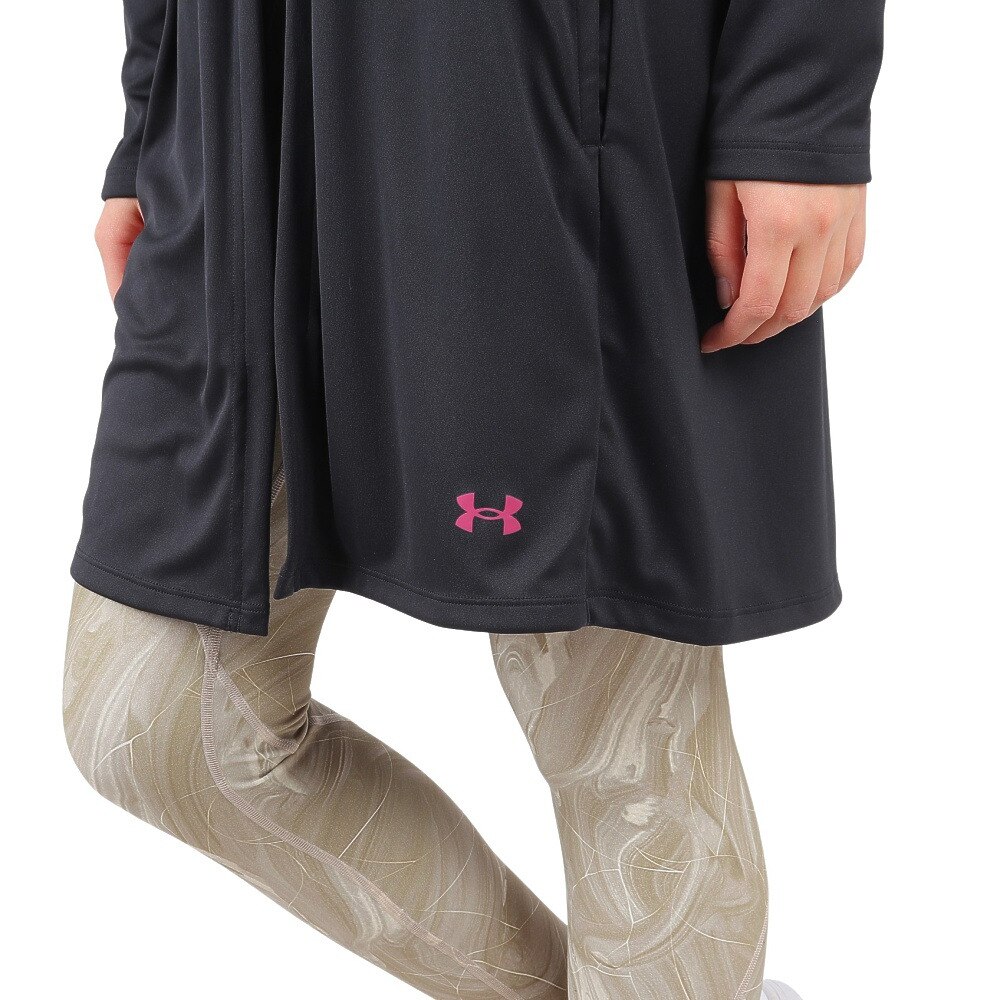 アンダーアーマー（UNDER ARMOUR）（レディース）パーカー レディース Tech Long フーディ 1366866 001 ブラック★★★