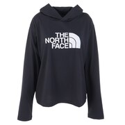 ノースフェイス（THE NORTH FACE）（レディース）パーカー メンズ  ビッグ ロゴ ショート フーティー NTW82385 K